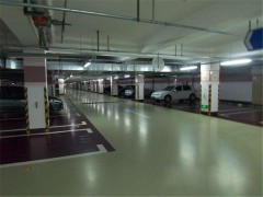 君诚丽装专业地下停车场耐磨防滑地坪漆和防滑坡道施工图2